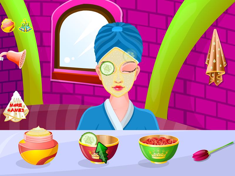 Princess spa christmas games