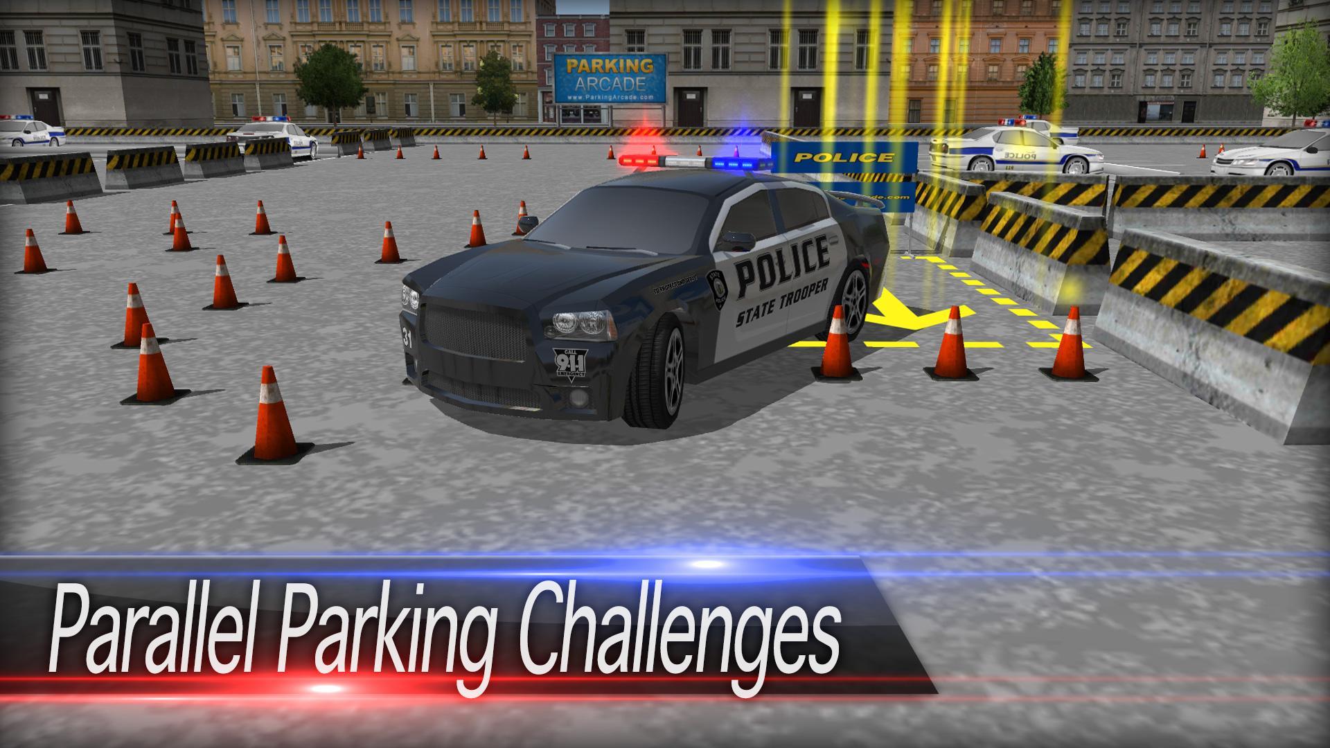 3D Police Car Parking 2015
