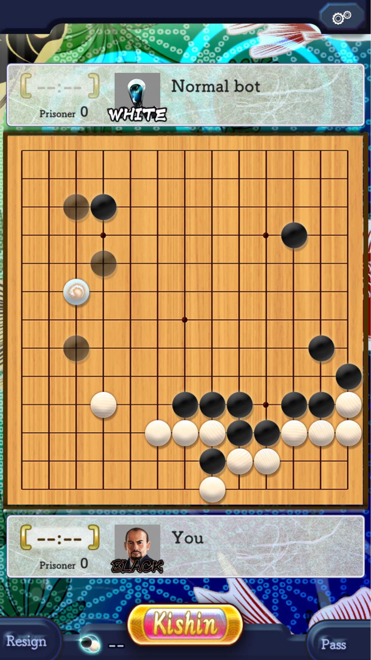Go Wars - Online Go games using AI