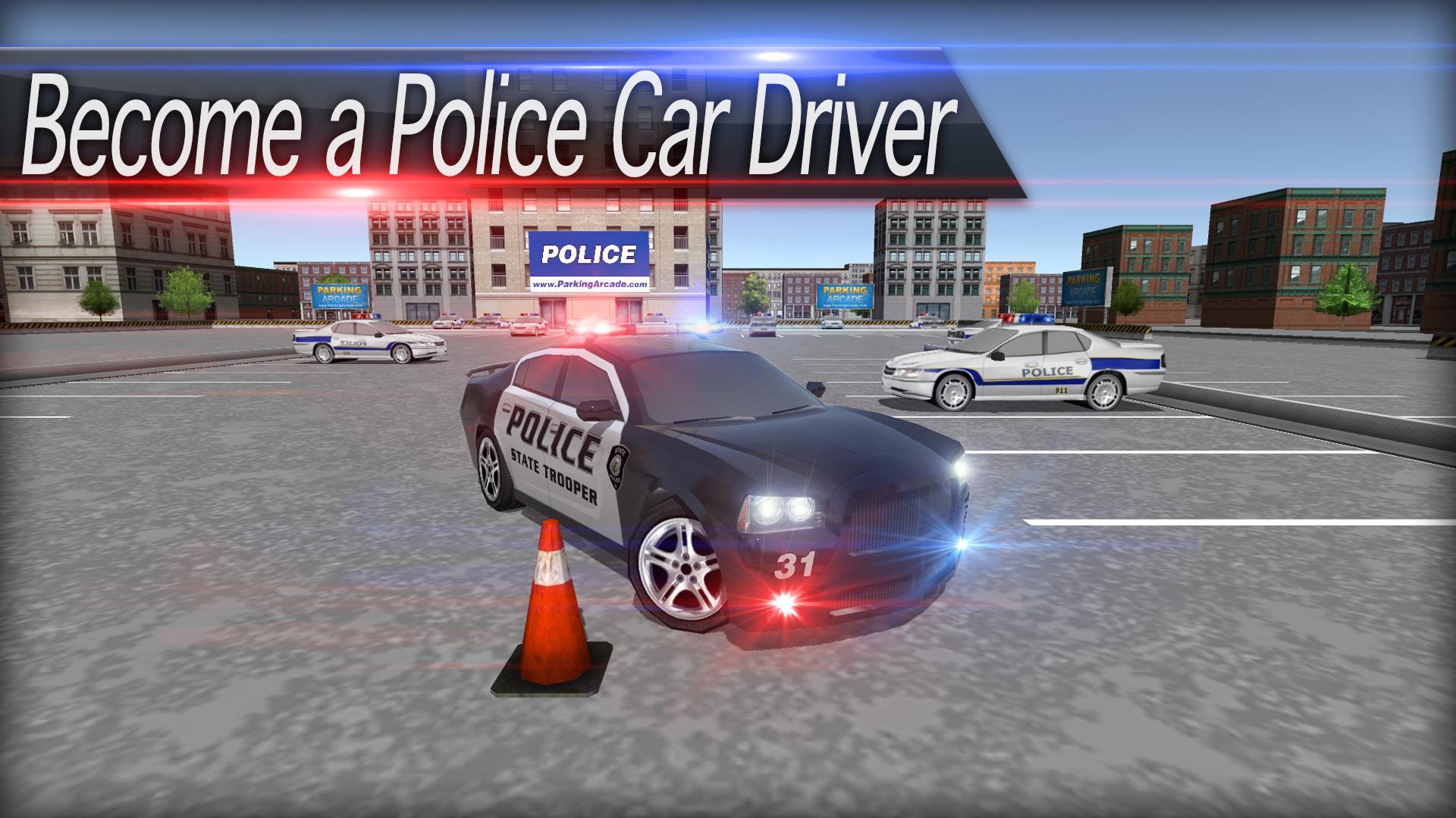 3D Police Car Parking 2015