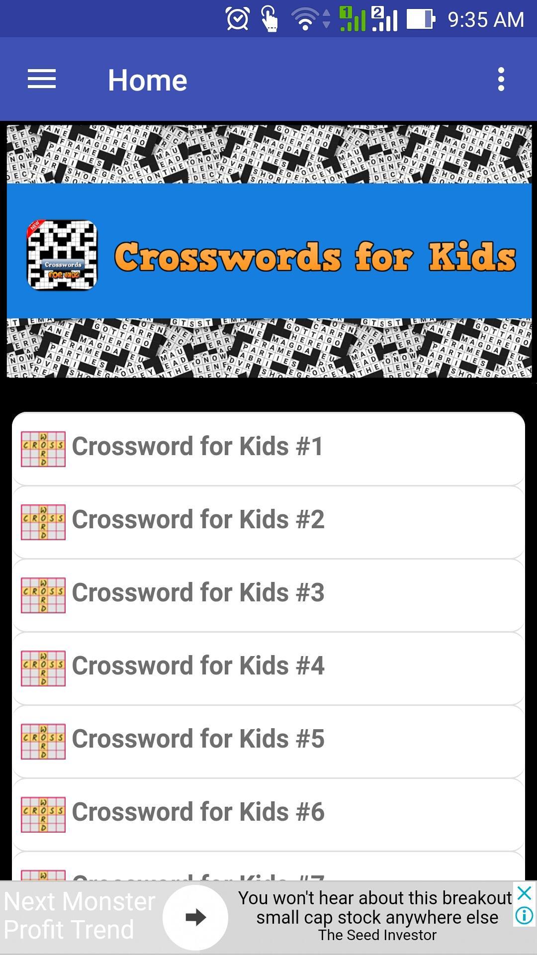 Crosswords for Kids