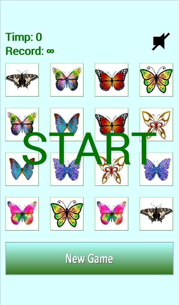 Butterflies Matching Game