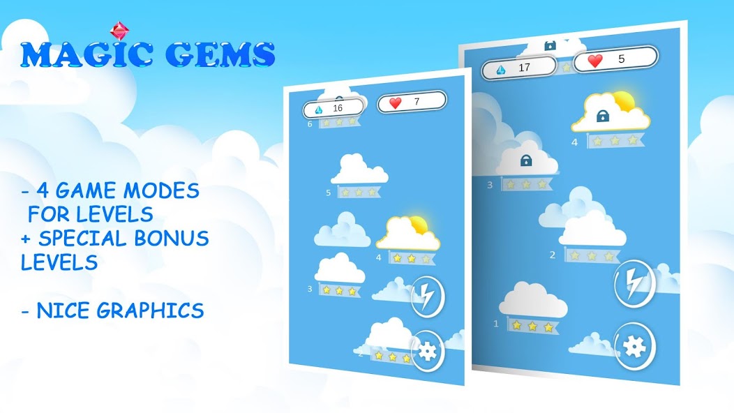 Magic Gems: Match 3 Puzzle