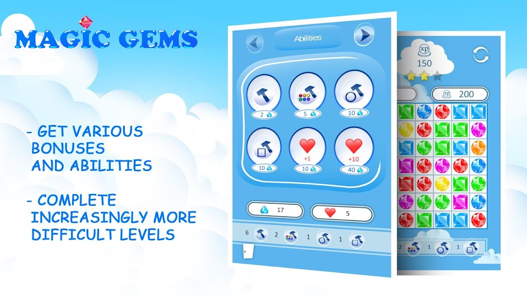 Magic Gems: Match 3 Puzzle