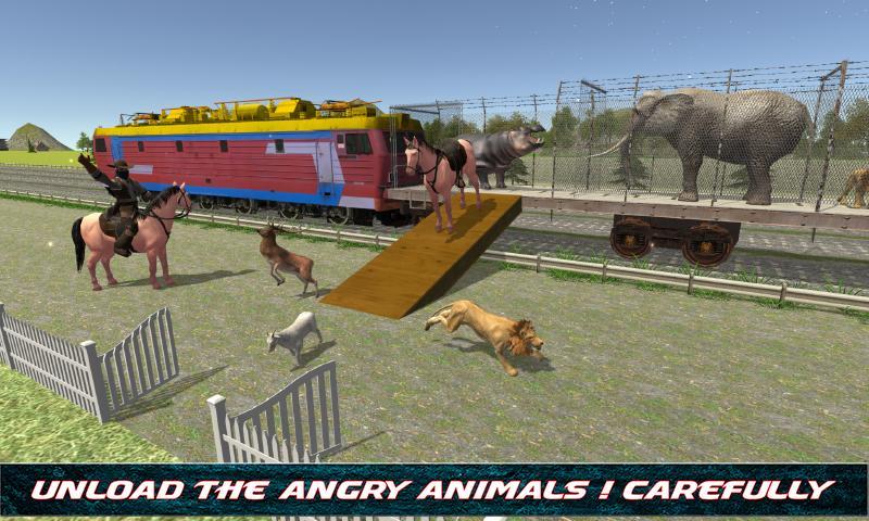 Angry Animals Train Transport