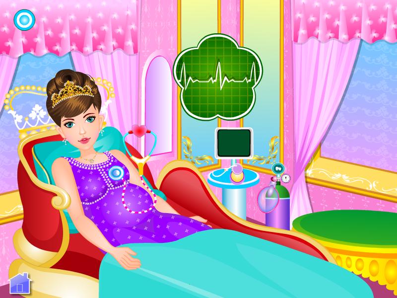 pregnant queen gives birth