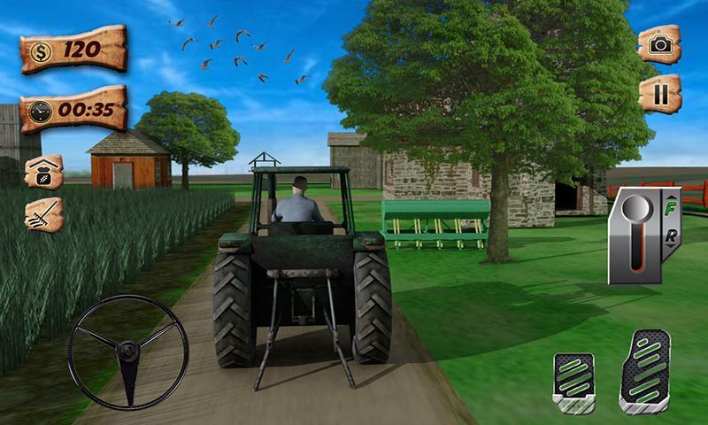 Farm Combine Tractor Simulator: Real Farming Games